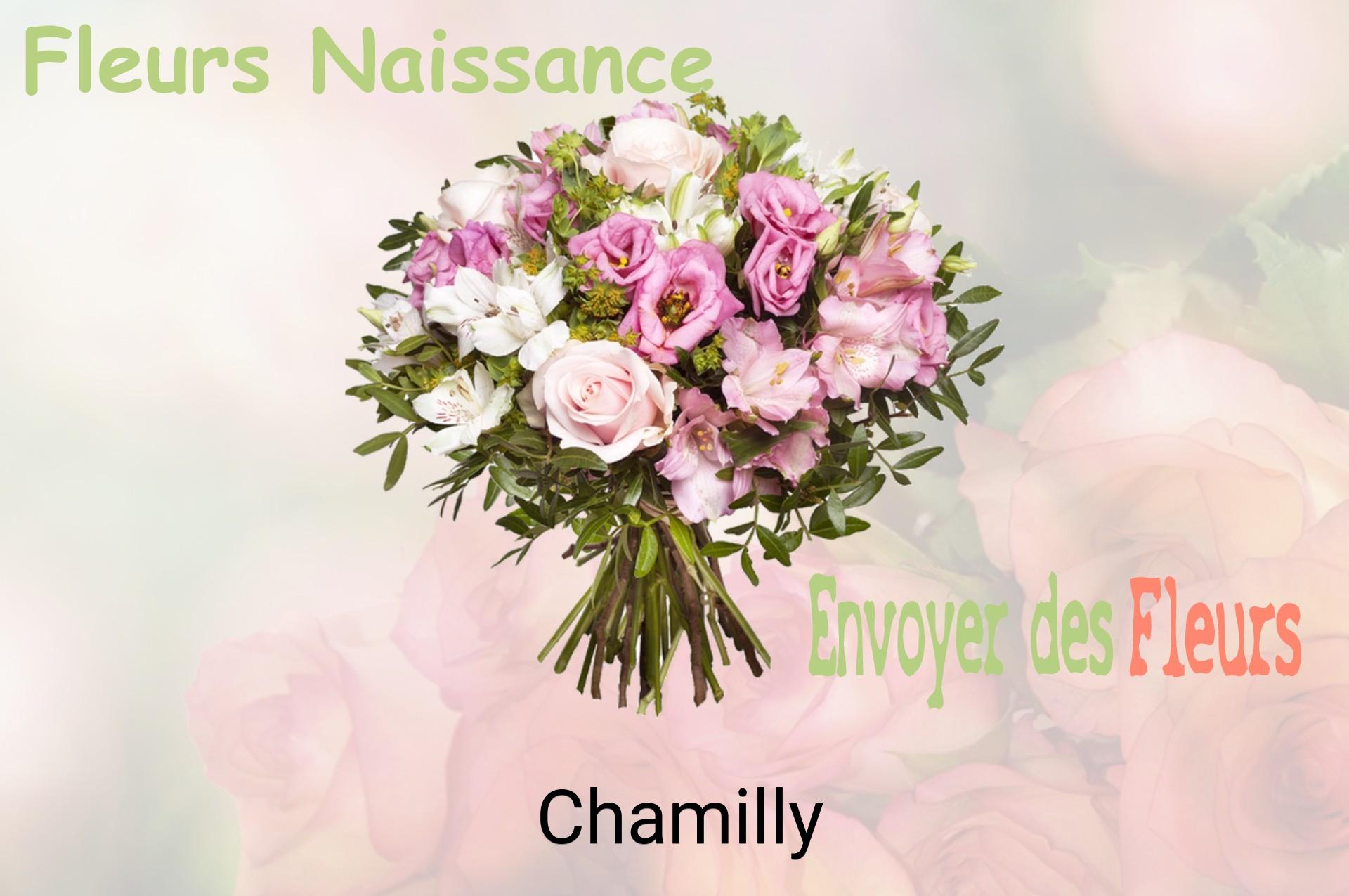 Bouquet de fleurs de naissance livré à Chamilly