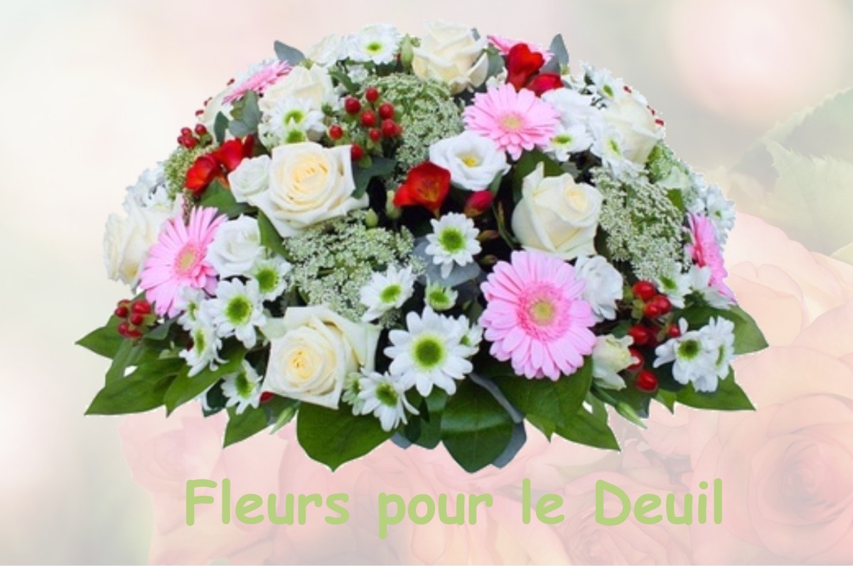 fleurs deuil CHAMILLY